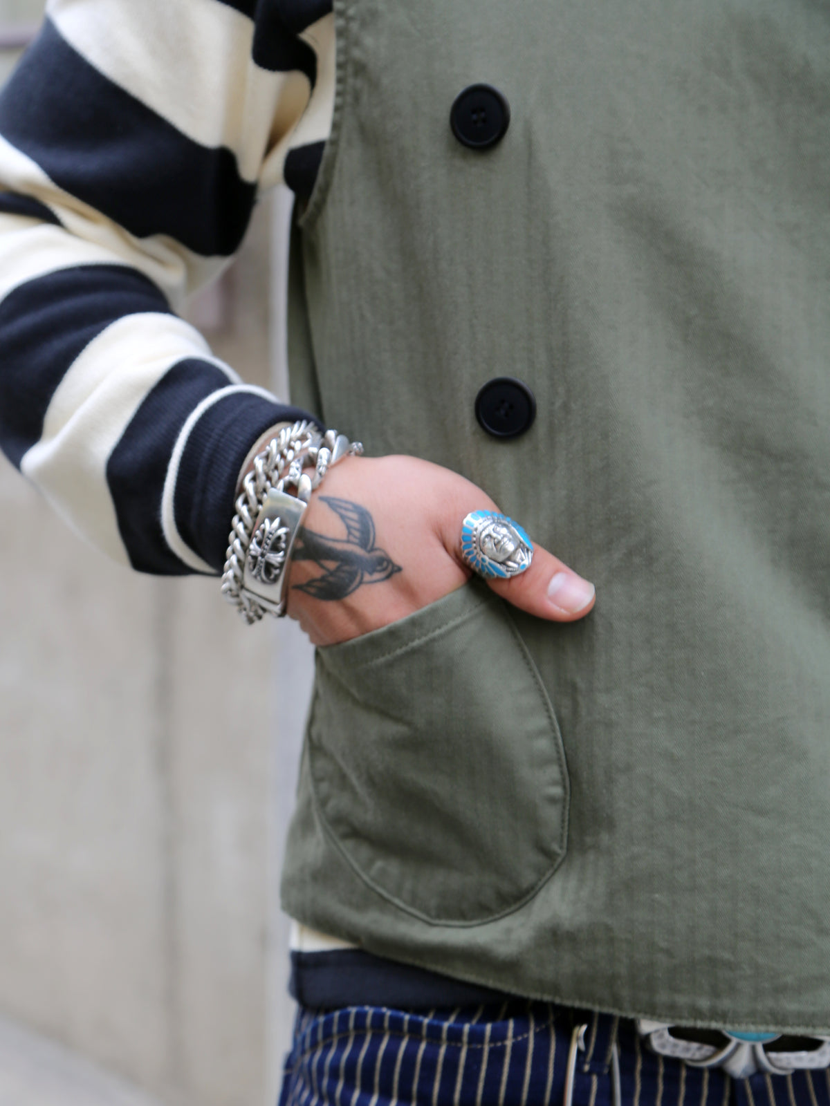 Black Sign Duality Swindler Vest – Soldier Green x Field Beige (BSSV-24201)