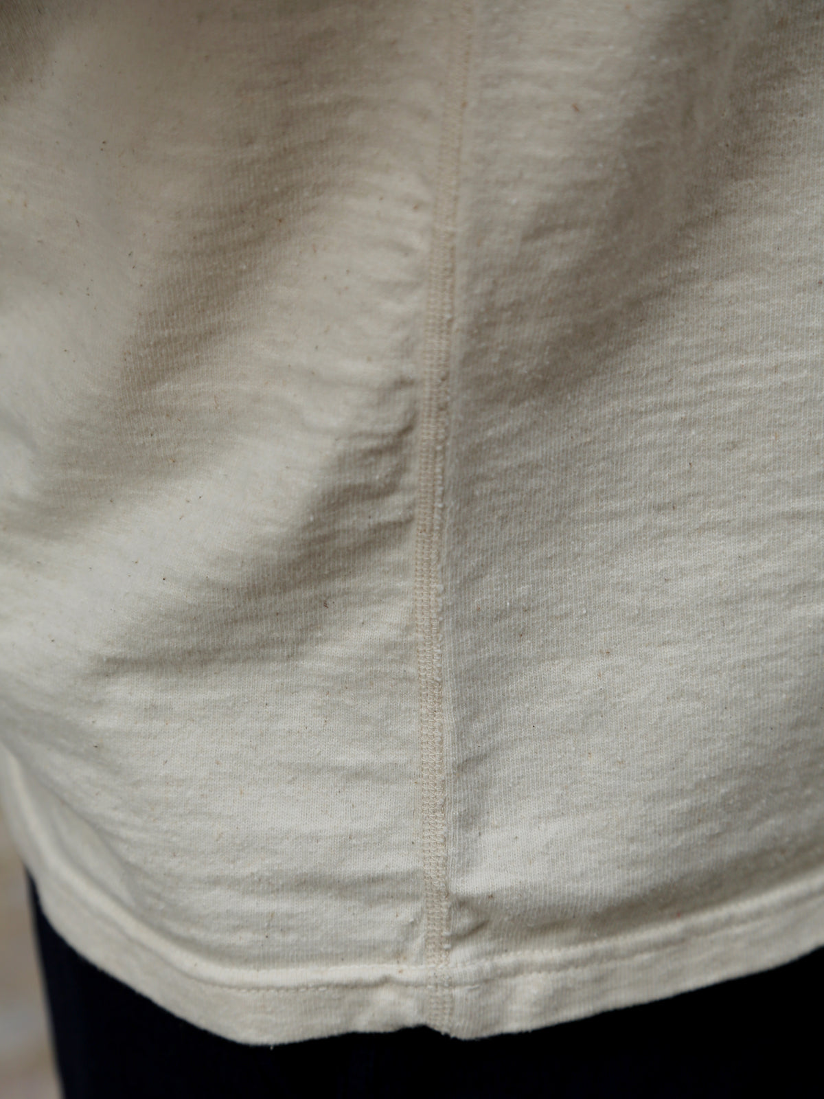 Samurai SJST-SC01 Japanese Cotton Made Crew Neck Tee - Natural