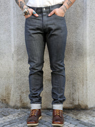 Momotaro 0405-70G 14oz Selvedge Denim High Tapered – Grey