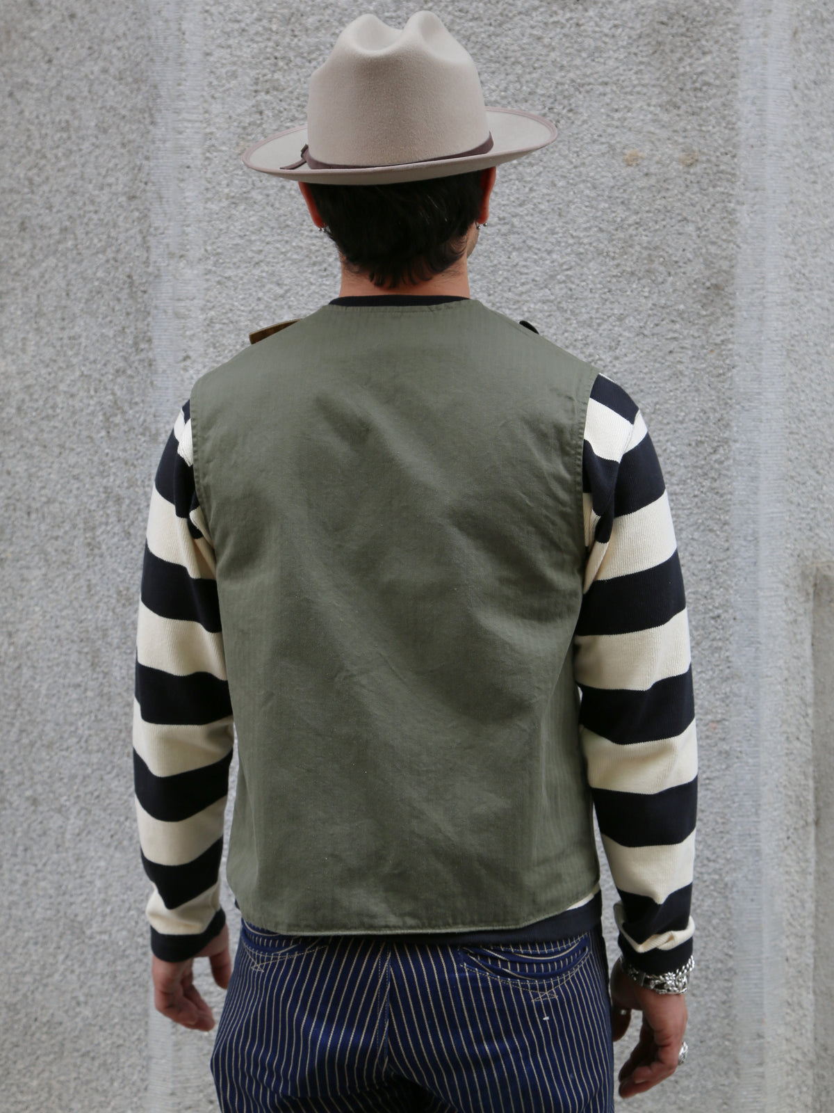 Black Sign Duality Swindler Vest – Soldier Green x Field Beige (BSSV-24201)