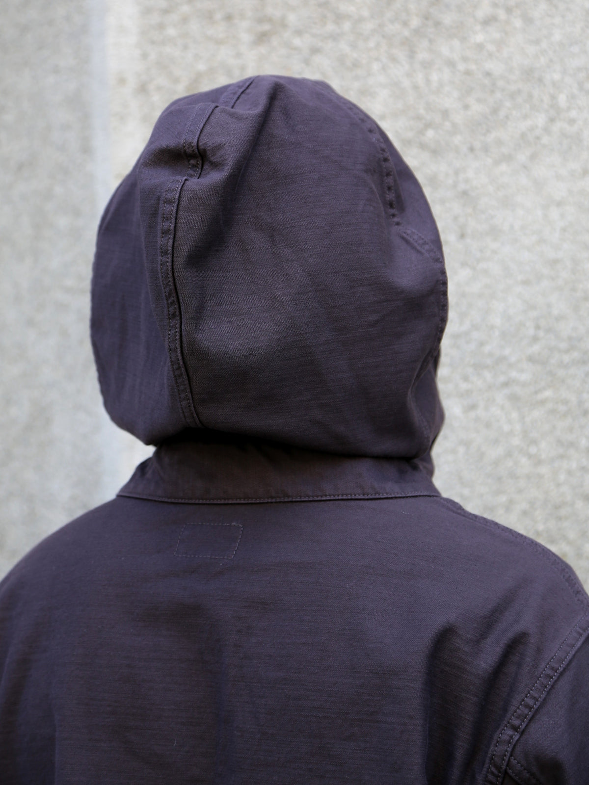 Black Sign Military Back Satin Hooded Deck Shirt – Mud Brown (BSSJ-25403)