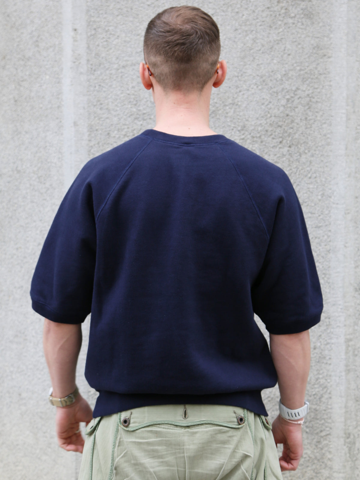 Nudie Jeans Kaj Short Sleeved Sweatshirt – Blueberry (150595)