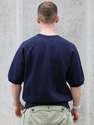 Nudie Jeans Kaj Short Sleeved Sweatshirt – Blueberry (150595)