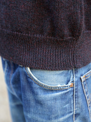 Hansen Garments 26-06-8 Didrik Knitted Polo Sweater - Night