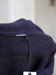 Hansen Garments 26-06-8 Didrik Knitted Polo Sweater - Night