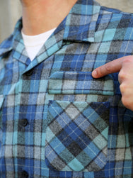 Pendleton Board Shirt - Blue Original Surf Plaid