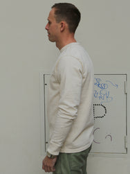 Samurai SJSLT-SC01 Japanese Cotton Made Crew Neck Tee - Natural