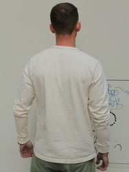 Samurai SJSLT-SC01 Japanese Cotton Made Crew Neck Tee - Natural