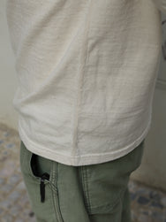 Samurai SJSLT-SC01 Japanese Cotton Made Crew Neck Tee - Natural