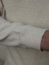 Samurai SJSLT-SC01 Japanese Cotton Made Crew Neck Tee - Natural