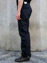 Indigofera 12oz Viridecent Stripe Swearengen Pants – Green/Black