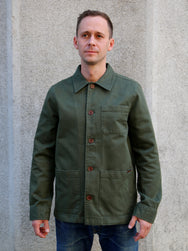 Nudie Jeans Barney Worker Jacket - Olive (160676)