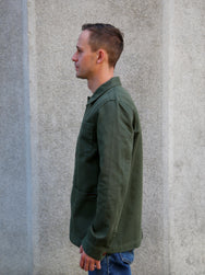 Nudie Jeans Barney Worker Jacket - Olive