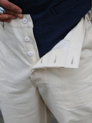 Bryceland's USN Deck Pants – Ecru