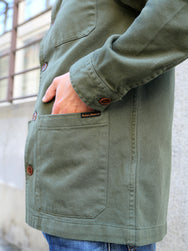 Nudie Jeans Barney Worker Jacket - Olive (160676)