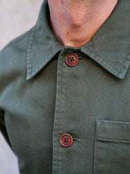 Nudie Jeans Barney Worker Jacket - Olive (160676)