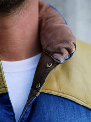Rocky Mountain Featherbed Down Denim Vest - Indigo Used Wash