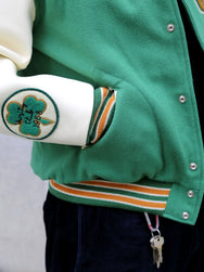 The Real McCoy's Wool Varsity Jacket – Shamrocks (MJ23121)