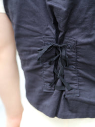 Black Sign Rasp Dobby Antique Vest – Blue Moon (BSSV-25202)