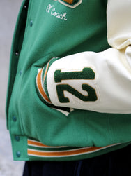 The Real McCoy's Wool Varsity Jacket – Shamrocks (MJ23121)