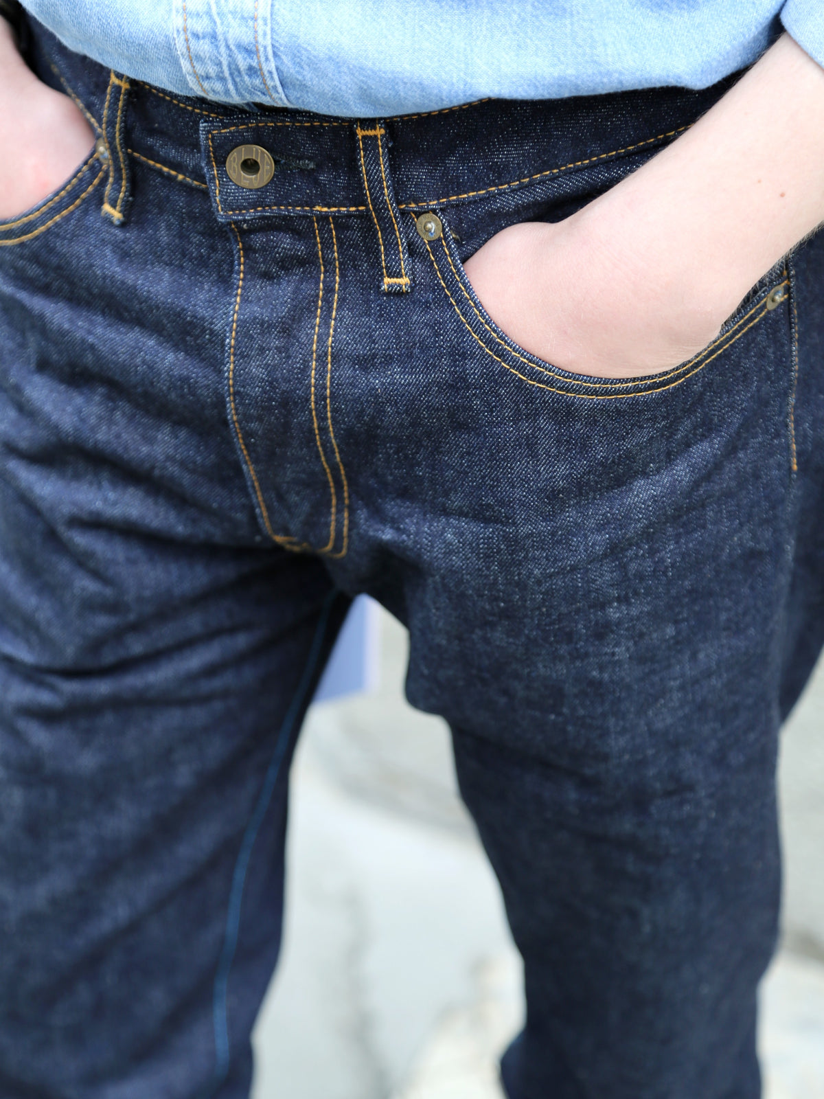 Japan Blue J401 14.8oz US Cotton Classic Straight Selvedge Jeans – Indigo