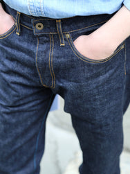 Japan Blue J401 14.8oz US Cotton Classic Straight Selvedge Jeans – Indigo