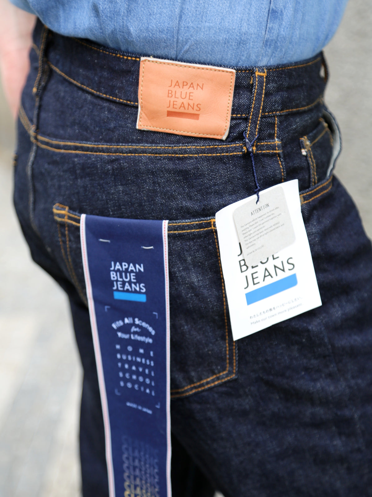 Japan Blue J401 14.8oz US Cotton Classic Straight Selvedge Jeans – Indigo