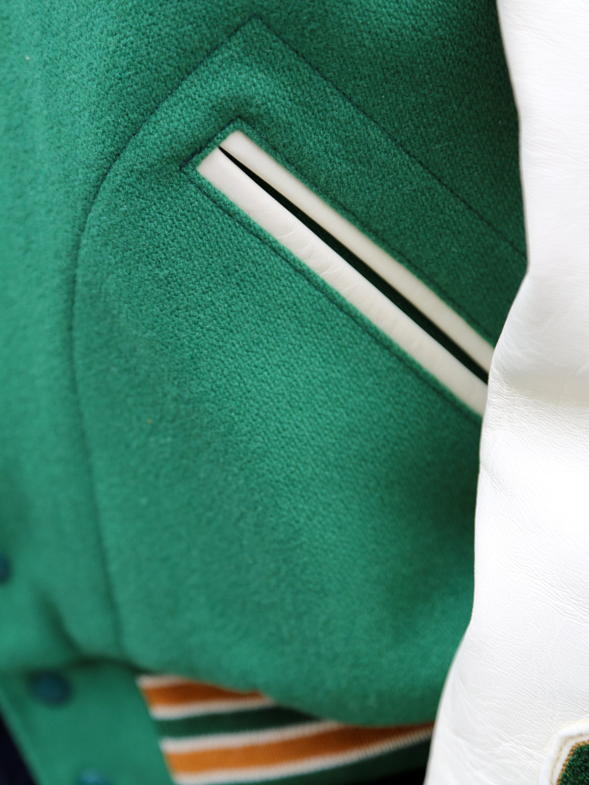 The Real McCoy's Wool Varsity Jacket – Shamrocks (MJ23121)