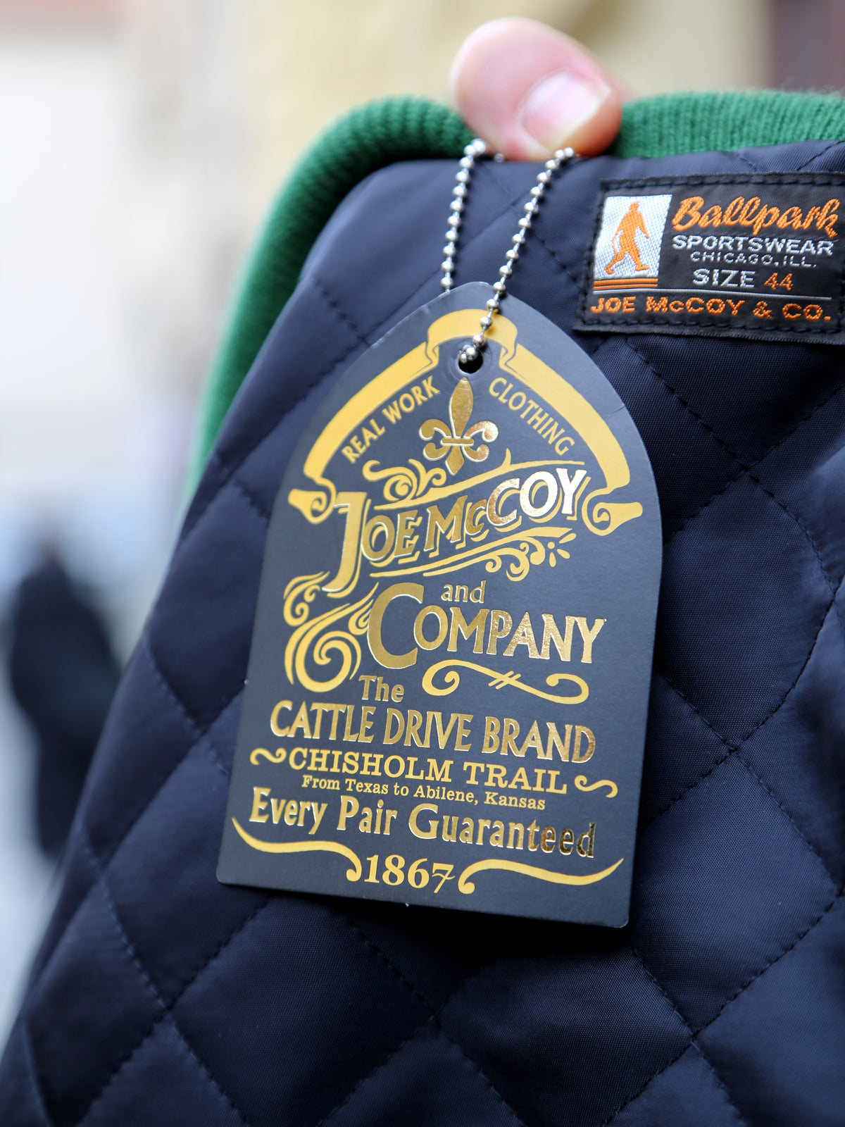 The Real McCoy's Wool Varsity Jacket – Shamrocks (MJ23121)