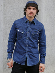 Stevenson Cody Denim Shirt – Faded Indigo (CD3-FI)