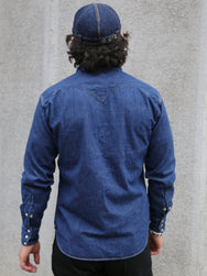 Stevenson Cody Denim Shirt – Faded Indigo (CD3-FI)