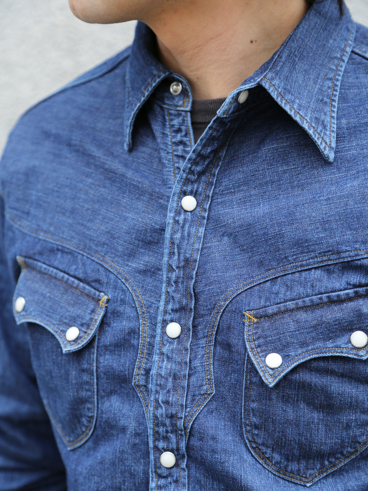 Stevenson Cody Denim Shirt – Faded Indigo (CD3-FI)