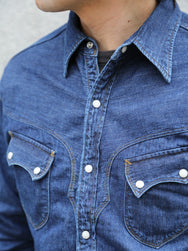 Stevenson Cody Denim Shirt – Faded Indigo (CD3-FI)