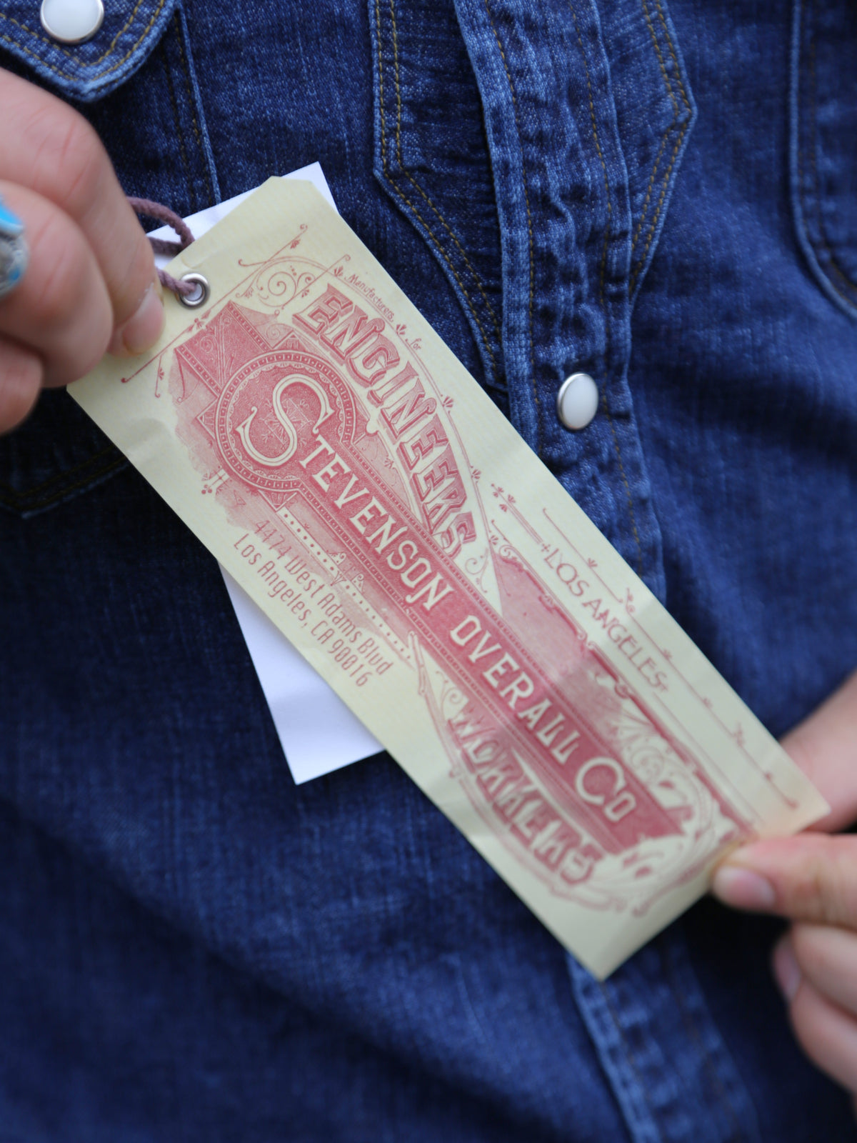 Stevenson Cody Denim Shirt – Faded Indigo (CD3-FI)