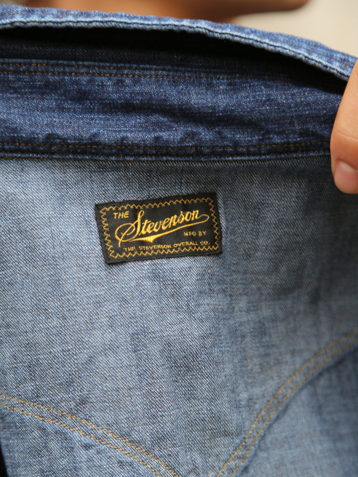 Stevenson Cody Denim Shirt – Faded Indigo (CD3-FI)