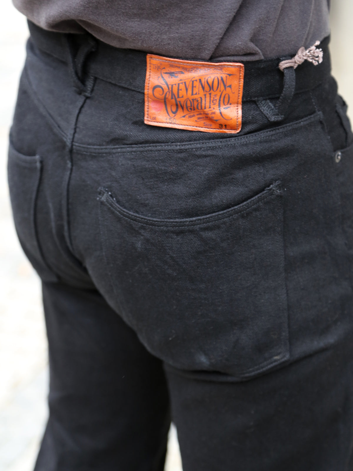 Stevenson Overall Co. Encinitas – Solid Black(150-OSS)