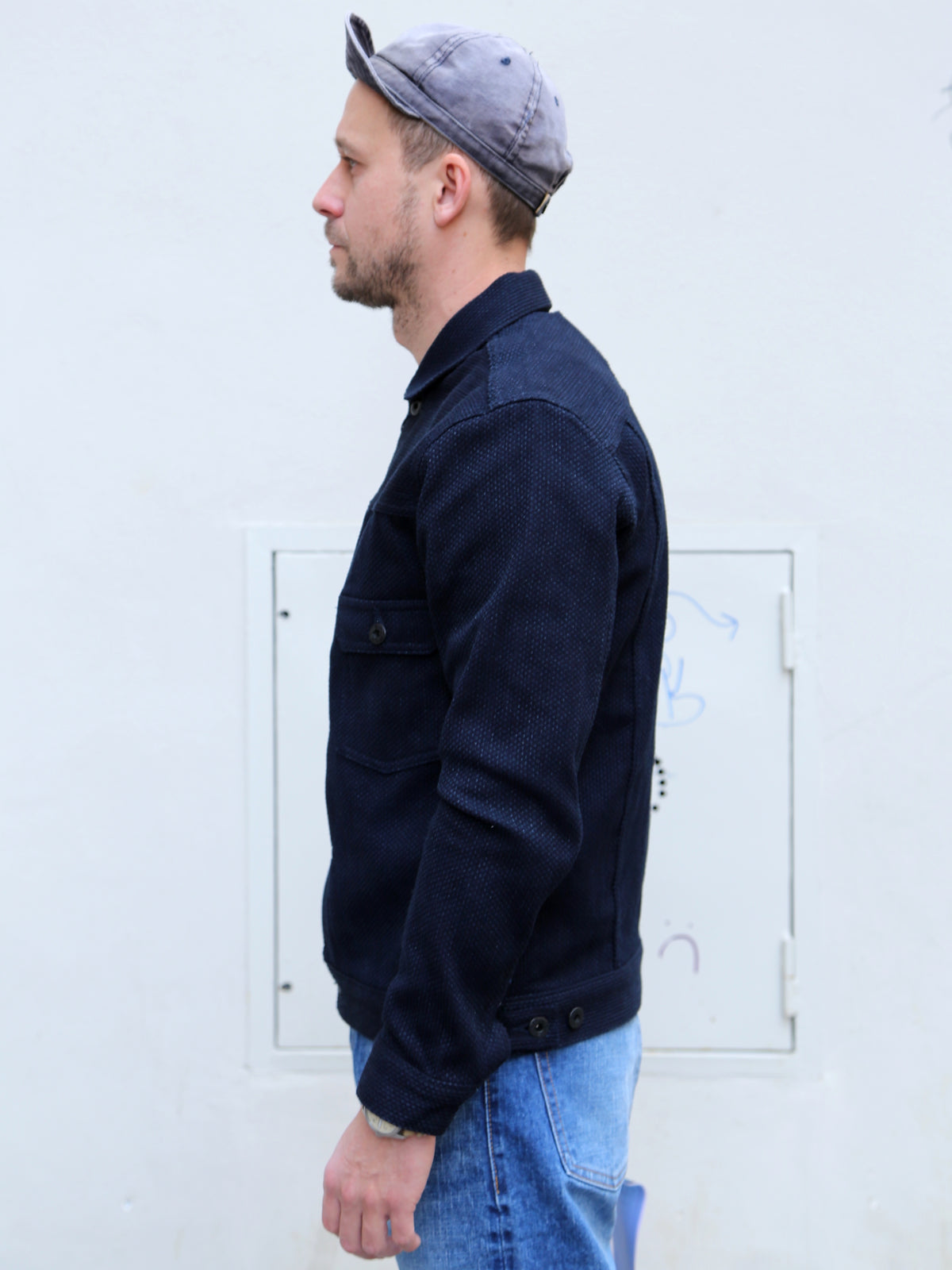 Japan Blue Jeans JBGJ1005 Sashiko Jacket - Indigo
