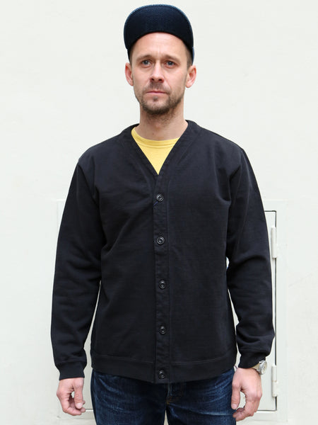 Japan Blue Jeans JBSW10003A Inlay Cardigan - Black