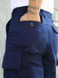 Samurai Jeans 6Pockets Pants – Natural indigo (SJAP23-ARS)