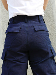 Samurai Jeans 6Pockets Pants – Natural indigo (SJAP23-ARS)