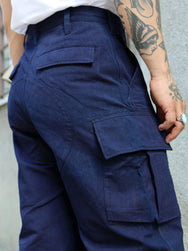 Samurai Jeans 6Pockets Pants – Natural indigo (SJAP23-ARS)