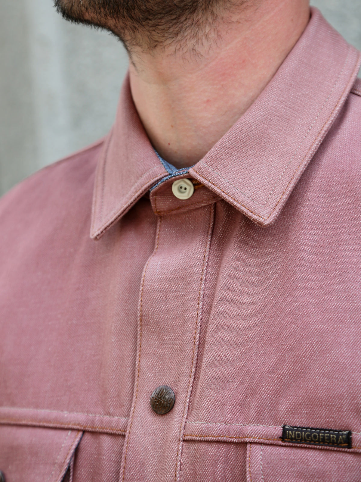 Indigofera Copeland Shirt – Pink Denim 13.5oz (6670-463-99)