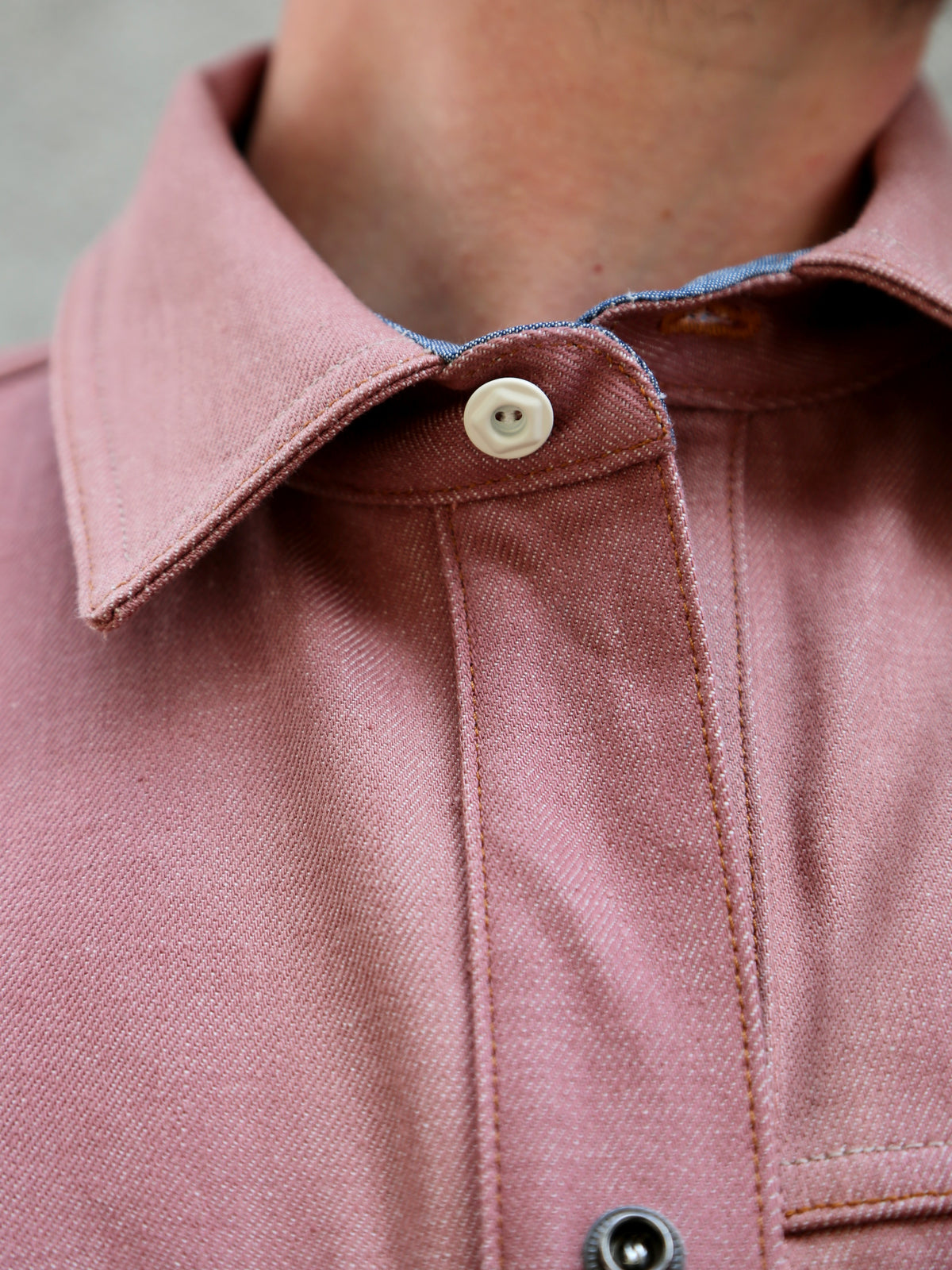 Indigofera Copeland Shirt – Pink Denim 13.5oz (6670-463-99)