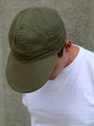 Papa Nui A-3 Cap – Olive Denim