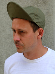 Papa Nui A-3 Cap – Olive Denim
