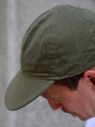 Papa Nui A-3 Cap – Olive Denim