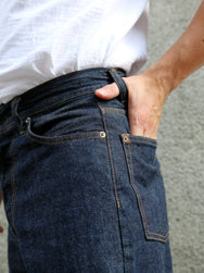 Black Sign 1920s 10.5oz Dockery Waist-Overalls – Dark Indigo (BSSP-25507)