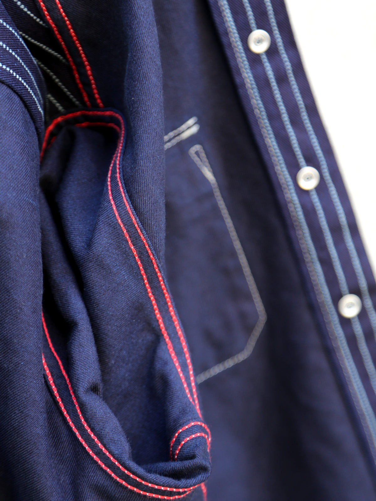 Iron Heart 10oz Wabash Short Sleeved Mechanic Shirt – Indigo (IHSH-416-IND)