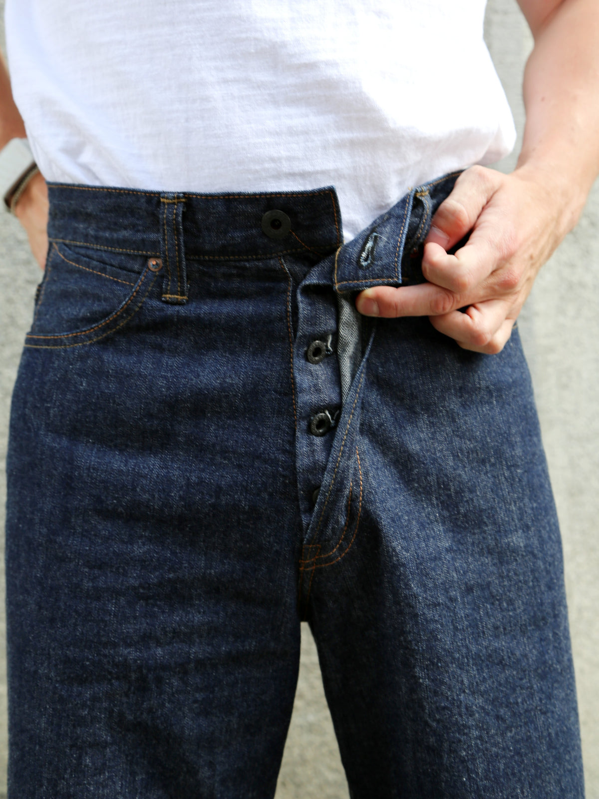 Black Sign 1920s 10.5oz Dockery Waist-Overalls – Dark Indigo (BSSP-25507)