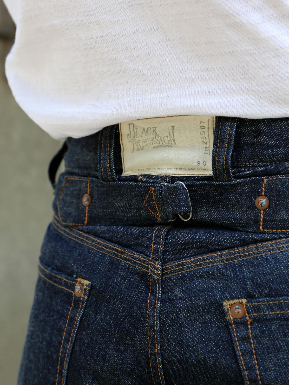 Black Sign 1920s 10.5oz Dockery Waist-Overalls – Dark Indigo (BSSP-25507)